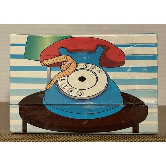 Telephone Ceramic Coin Bank Chelsea Chatterbox Doozie NEW Piggy Bank Coins - Picture 8 of 12